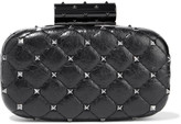 Thumbnail for your product : Valentino Garavani Rockstud Spike Quilted Leather Clutch