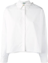Kenzo - chemise crop oversize - women - coton - 36