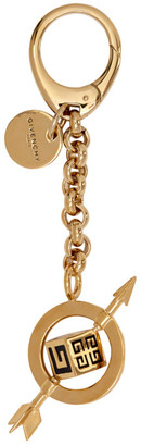 Givenchy Gold G and Arrow Charm