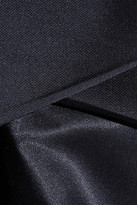Thumbnail for your product : Alberta Ferretti Pleated wrap-effect taffeta maxi skirt