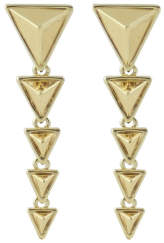 House Of Harlow Meteora Drop Earrings Gold