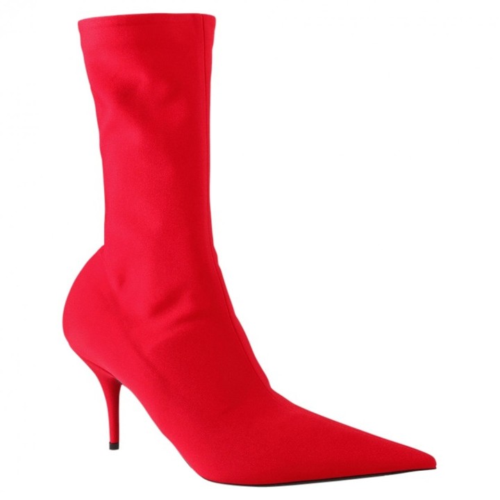 balenciaga red boots