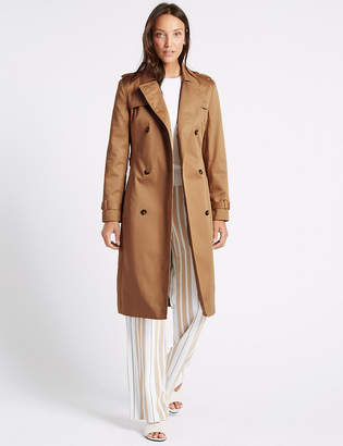 Marks and Spencer Pure Cotton Longline Trench