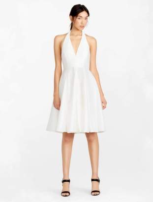 Halston Luxe Texture Jacquard Dress