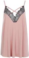 Thumbnail for your product : boohoo NEW Womens Tall Lace Trim Slinky Cami in Polyester