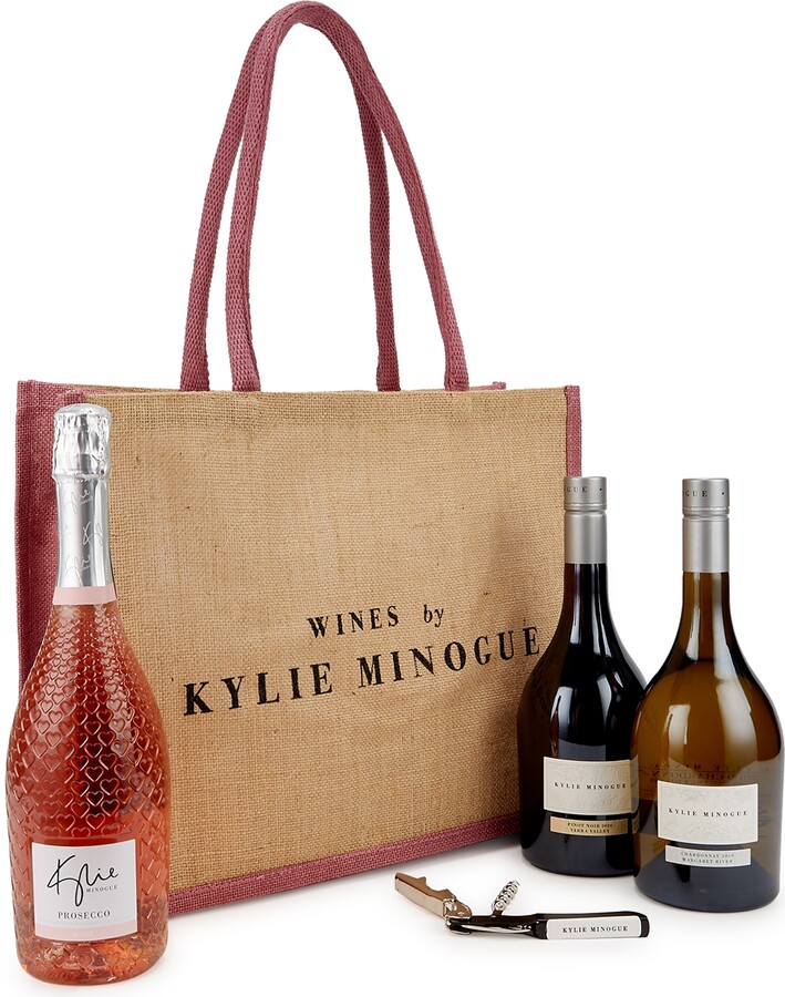 Kylie Minogue Wines Wines by Kylie Minogue Jute Bag Gift Set, 2250ml