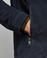 Thumbnail for your product : Ted Baker SALZA Suede zip through jacket