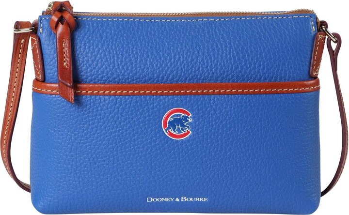 Dooney & Bourke Chicago Cubs Nylon Triple Zip Crossbody in Blue
