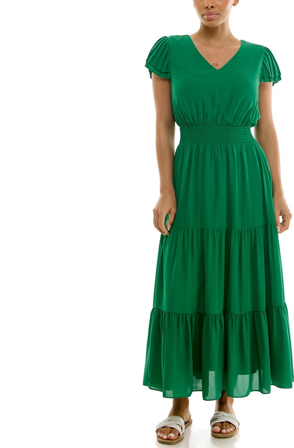 Nanette Lepore Women’s Flutter Sleeve Midi Dress, Sizes XS-XXXL