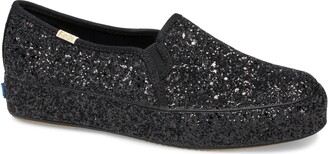 black sparkle keds