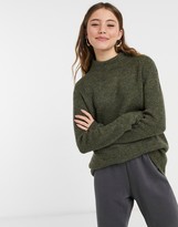 Thumbnail for your product : JDY jumper with high neck in green
