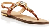 Thumbnail for your product : Ivanka Trump Jeweled Flat Sandals - Felix