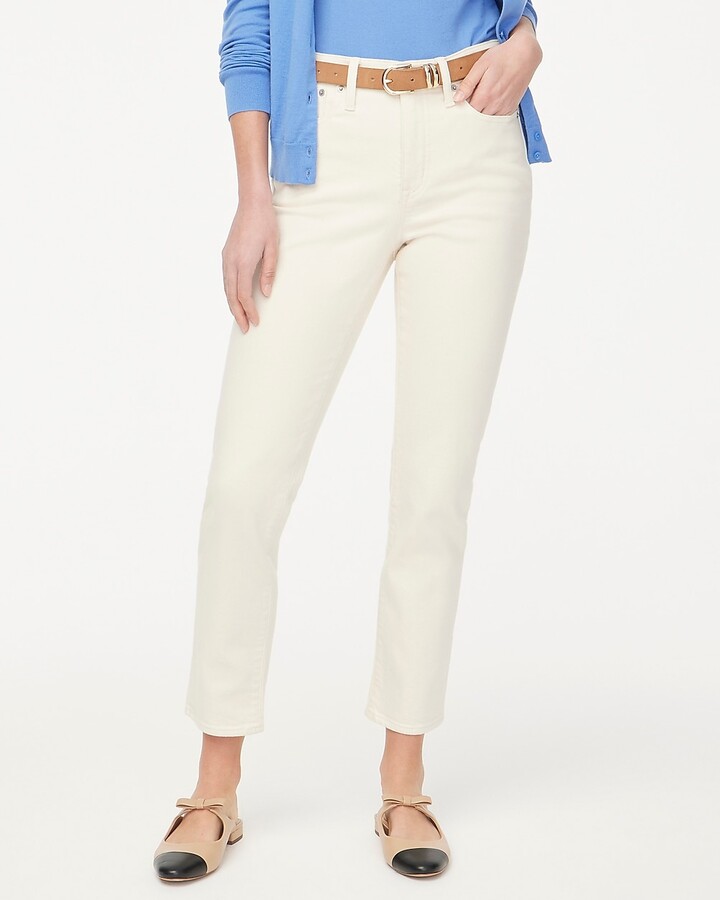 Essential straight ecru jean in allday stretch