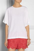 Thumbnail for your product : Dolce & Gabbana Tie-back silk crepe de chine top