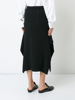 Thumbnail for your product : Bassike drawstring side detail skirt