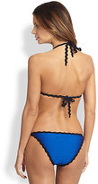 Thumbnail for your product : Jean Paul Gaultier Two-Piece Wave-Trim Bikini Set