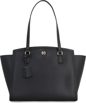 MICHAEL KORS #43071 Studded Black Leather Tote Bag – ALL YOUR BLISS