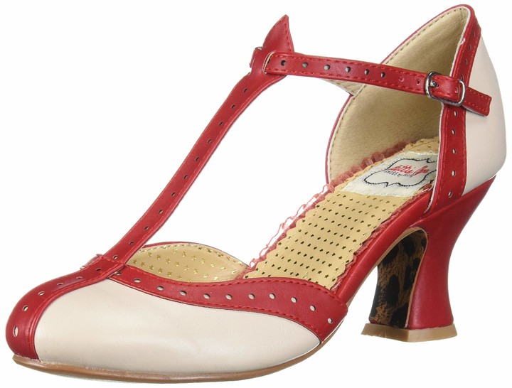 Retro Bettie Page Womens Pinup Vintage Heeled Sandal