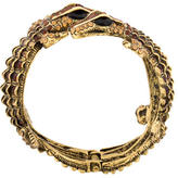 Thumbnail for your product : Kenneth Jay Lane Double Lizard Crystal Cuff