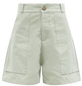 Thumbnail for your product : Toogood The Machinist Cotton-blend Poplin Shorts - Light Green