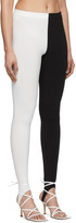 Thumbnail for your product : A.W.A.K.E. Mode Black and White Sling Leggings