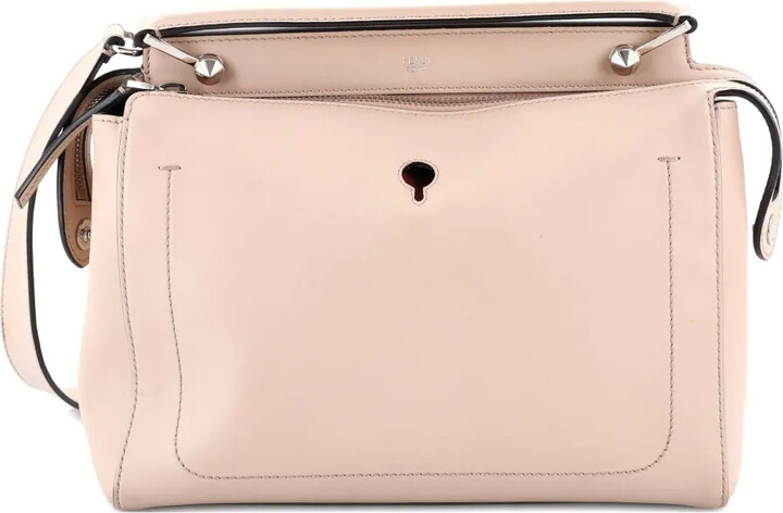 Fendi Pre-Owned DotCom Convertible Leather Medium satchel