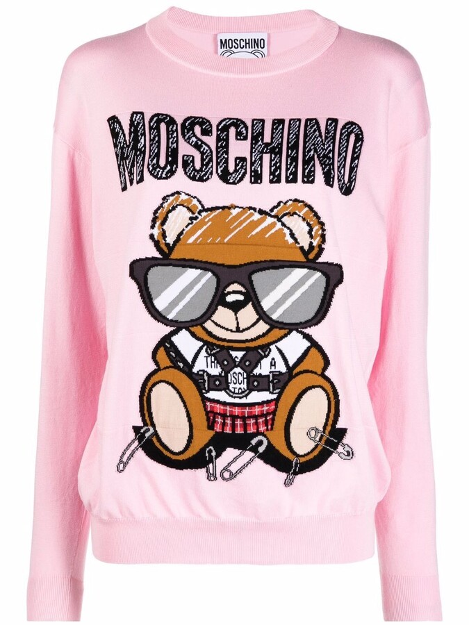 moschino safety pin sweater