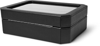 Wolf Windsor Faux Leather 10-Piece Watch Box