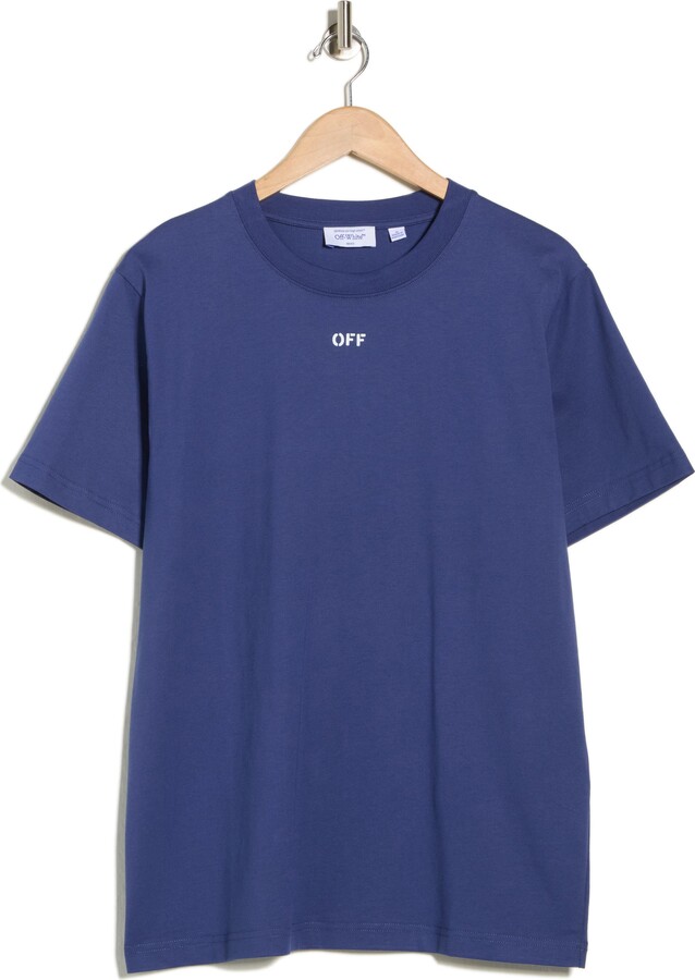 Off-White Slim Fit OFF Stamp Graphic T-Shirt