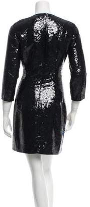Diane von Furstenberg Sequined Menaro Mini Dress