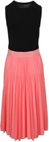 Thumbnail for your product : Givenchy Two Tone Pleated Midi Dress