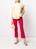 Thumbnail for your product : 7 For All Mankind Mid-Rise Flared Cropped Jeans