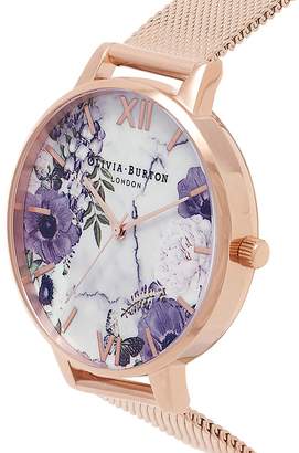 Olivia Burton Marble Florals Watch, 38mm