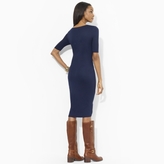 Thumbnail for your product : Ralph Lauren Faux-Wrap Dress