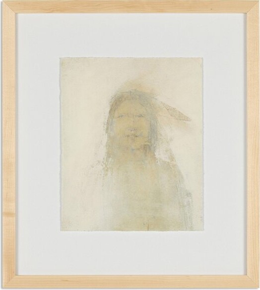 Four Hands Portrait Study III Wall Art in Brown, Size: 16 In. x 18 In.