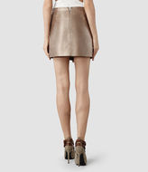 Thumbnail for your product : AllSaints Ramona Leather Skirt