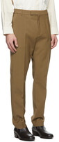 Thumbnail for your product : Deveaux Brown Wool Jasper Trousers