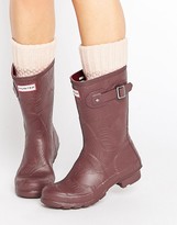 Thumbnail for your product : Hunter Short Wave Texture Wellington Boot