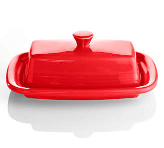 Fiesta Scarlet XL Covered Butter Dish