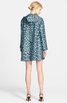 Thumbnail for your product : Marc Jacobs Leopard Print Hooded Water Resistant Silk Coat