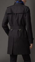 Thumbnail for your product : Burberry Cotton Gabardine Contrast Undercollar Trench Coat