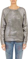 Thumbnail for your product : NSF Foiled Sweatshirt-Silver
