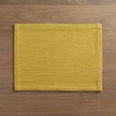 Thumbnail for your product : Crate & Barrel Grasscloth Mustard Placemat