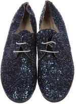 Thumbnail for your product : Anniel Glitter Round-Toe Oxfords