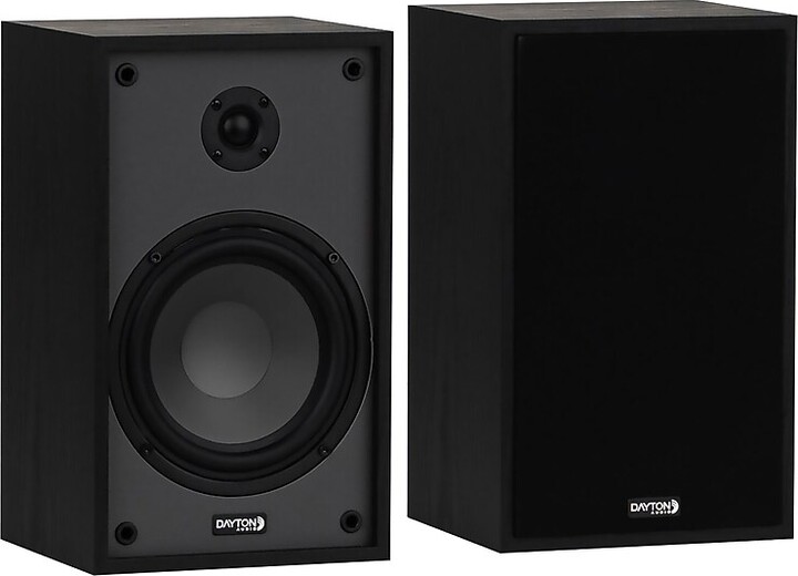 Dayton Audio Classic B65 DYTB65BLACK 75W Max Bookshelf Speaker Set, 2-Count, Black