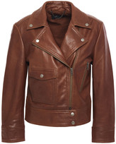 Thumbnail for your product : Muu Baa Muubaa Shuna Textured-leather Biker Jacket