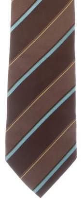 Ferragamo Striped Silk Tie