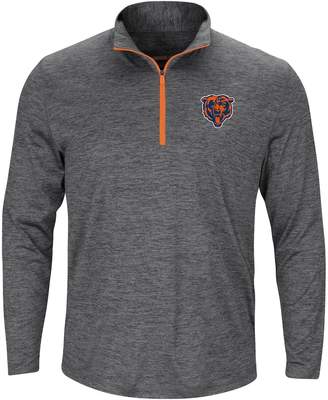 Majestic Big & Tall Chicago Bears 1/4-Zip Pullover