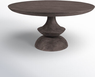 Joss & Main Dorothea Solid Wood Pedestal Dining Table