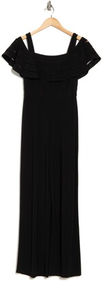 Adrianna Papell Jersey Banded Jumpsuit